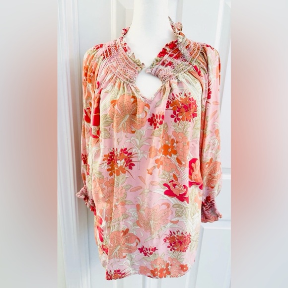 Talbots Tops - Talbots Women’s Multicolor Floral Print Top Shirt Size‎ Large